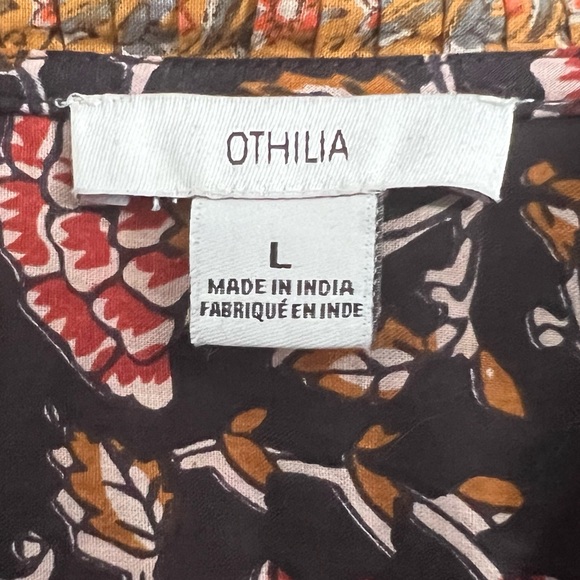 Anthropologie Othilia Sera Floral Ruffled Blouse - Picture 8 of 12